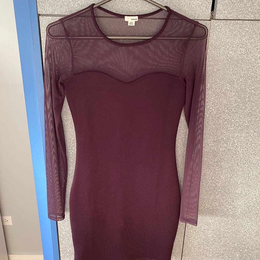 Sexy purple dress
